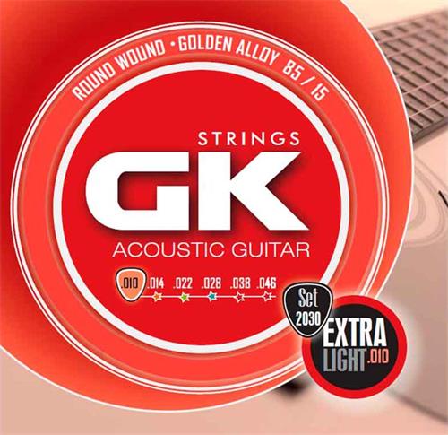 2030 ENCORDADO GK .010 GUITARRA ACÚSTICA