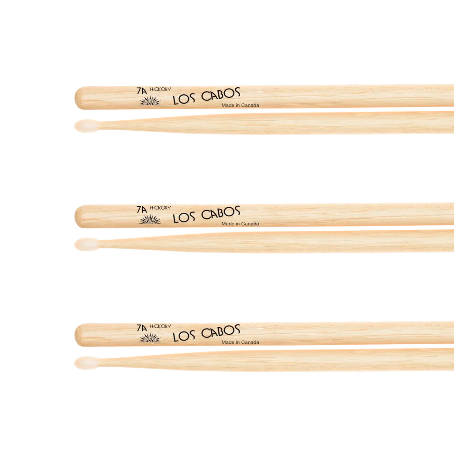 Baquetas 7A Nylon Hickory
