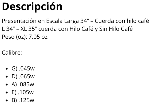 BAJO ELÉCTRICO – NÍQUEL – 5 CUERDAS