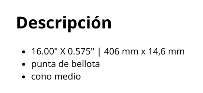 Baquetas 5A Hickory