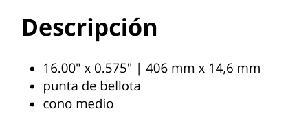 Baquetas 5A Maple