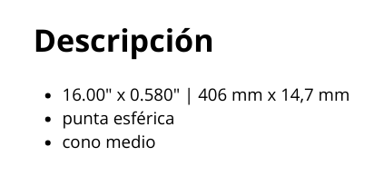 Baquetas 8A Hickory