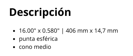 Baquetas 8A Maple