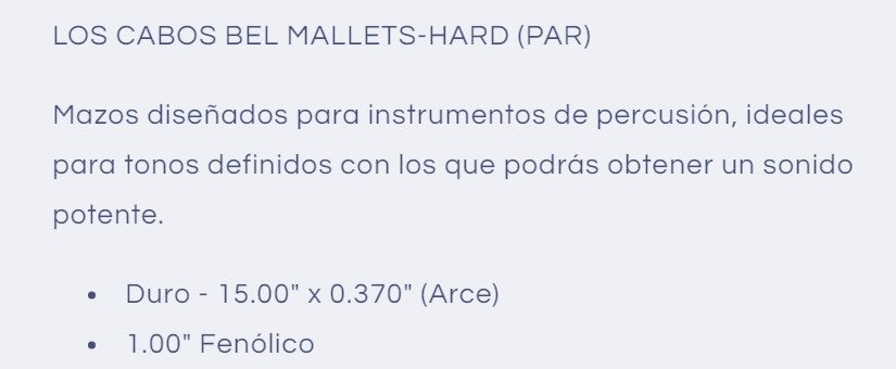 Bell Mallets-Hard