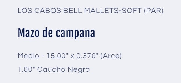 Bell Mallets-Soft
