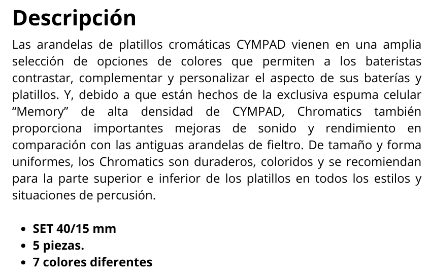 Cympad Chromatic Series