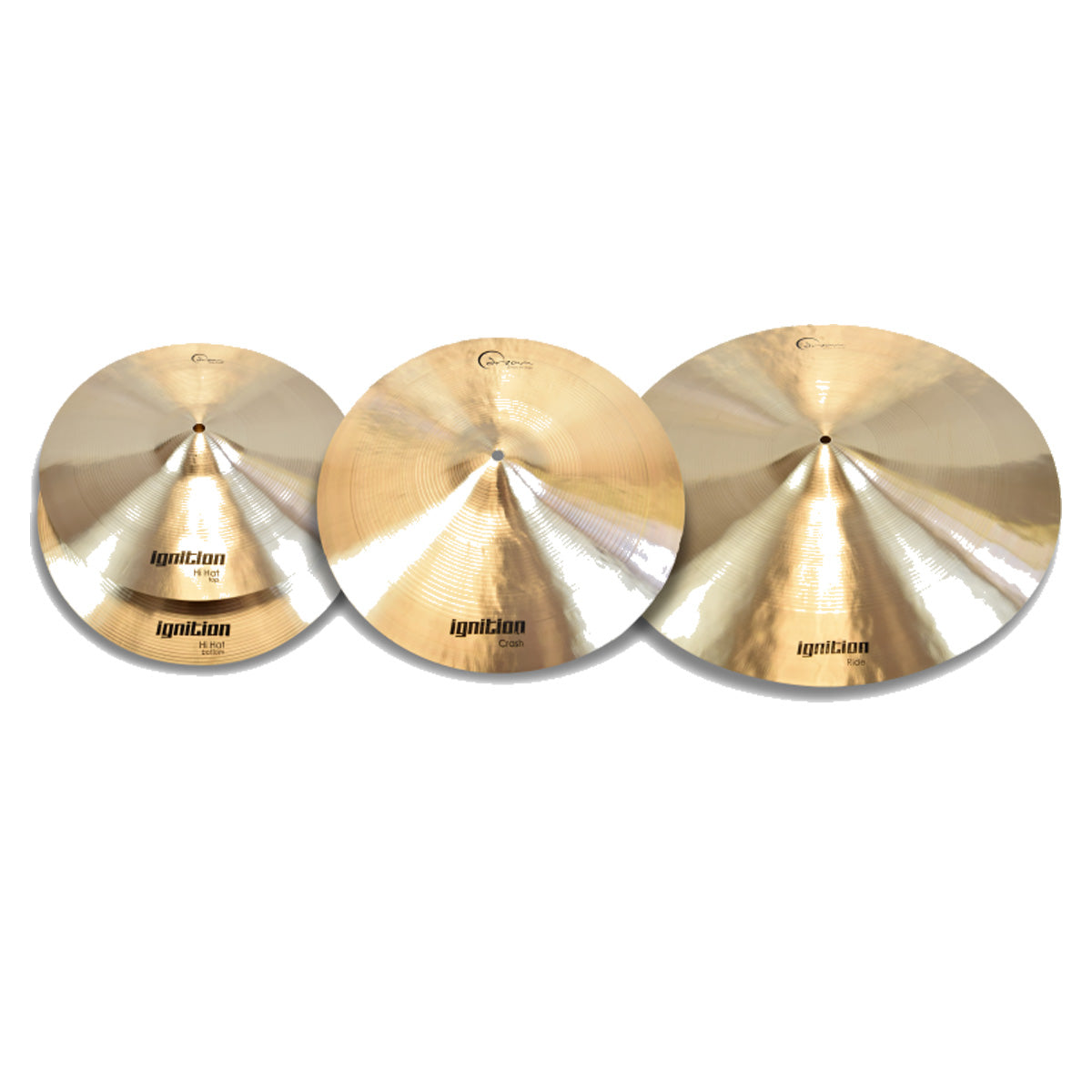Ignition 3 Piezas Cymbal Pack 14"/16"/20" con Funda