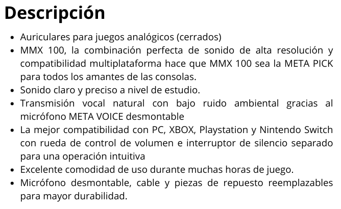 MMX 100