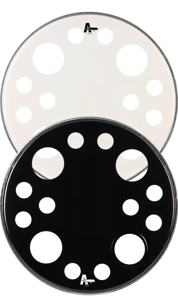 PARCHE 20" ORBIT DOBLE CAPA TRANSPARENTE/BLANCO