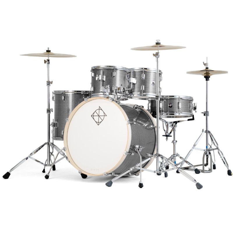 Dixon Bateria Acustica 5 Piezas Cyclone Silver