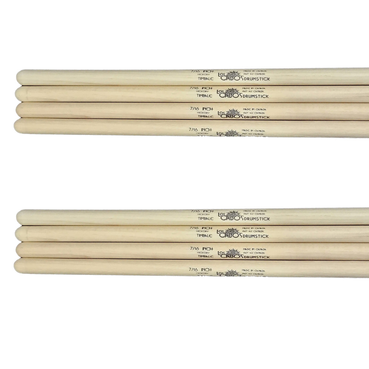 TIMBALE 7/16 WHITE HICKORY (EMPAQUE C/2 PARES)