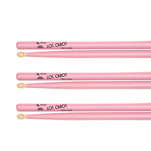 Baquetas 7A Pink Nylon Hickory