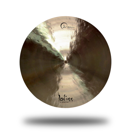 BLISS PAPER THIN CRASH CYMBALS 18.