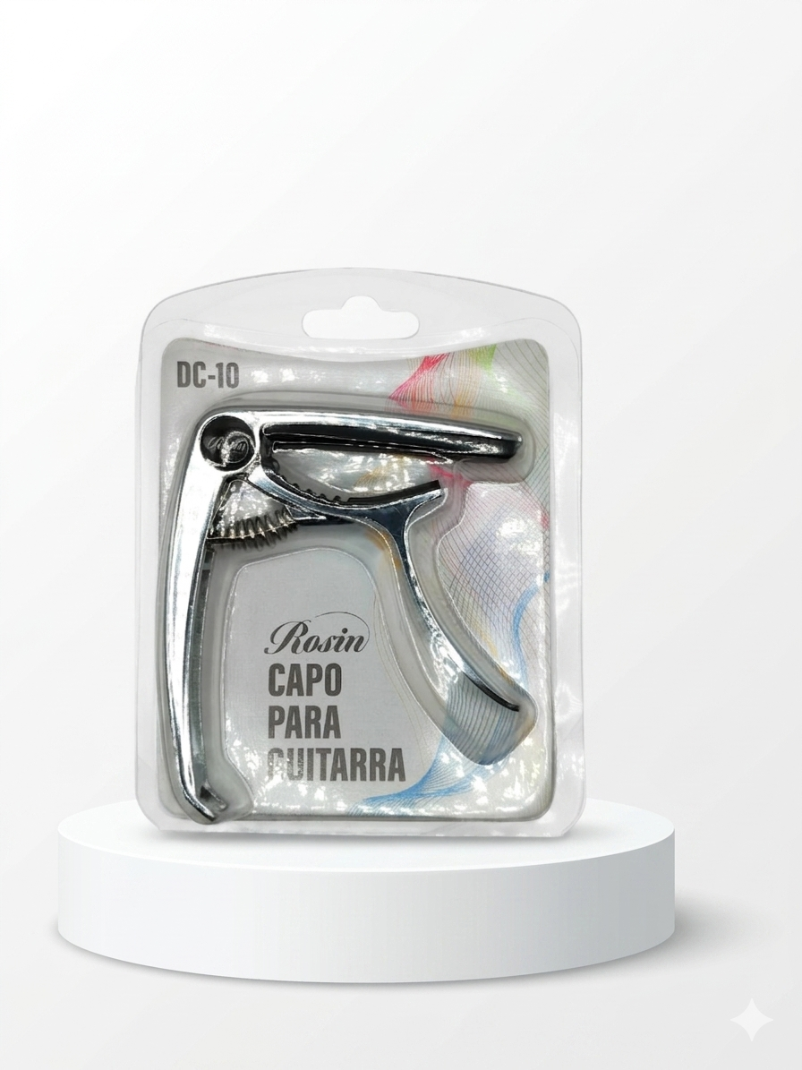 CAPO PARA GUITARRA COLOR ACERO