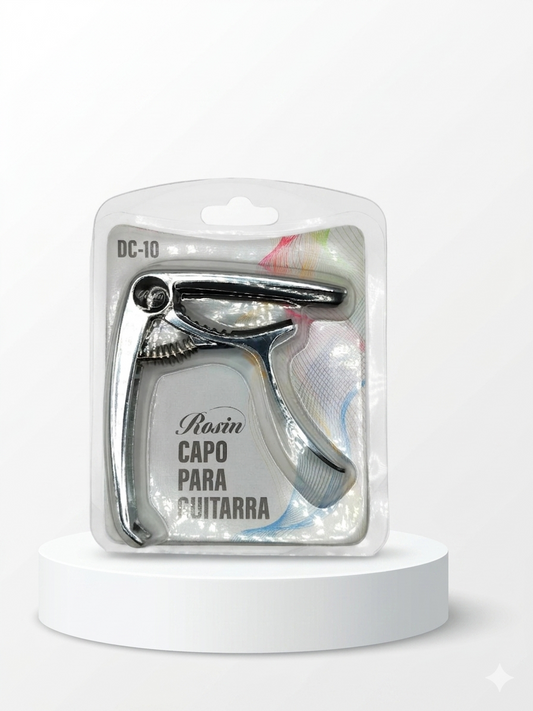CAPO PARA GUITARRA COLOR ACERO