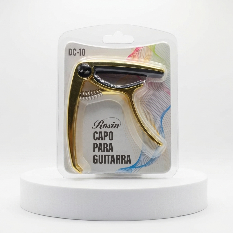 CAPO PARA GUITARRA COLOR ORO