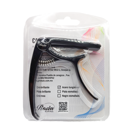 CAPO PARA GUITARRA COLOR NEGRO