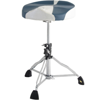 ASIENTO DE BATERIA,TIPO MOTOCICLISTA,COLOR AZUL BLANCO